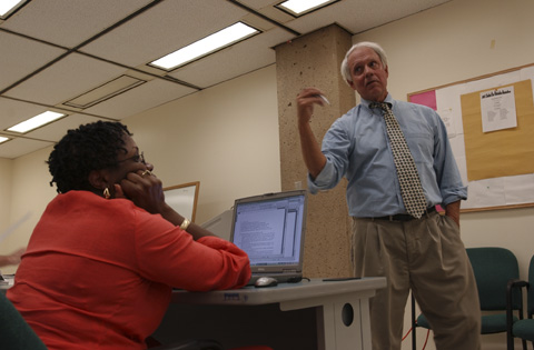 Edward Allen teaching